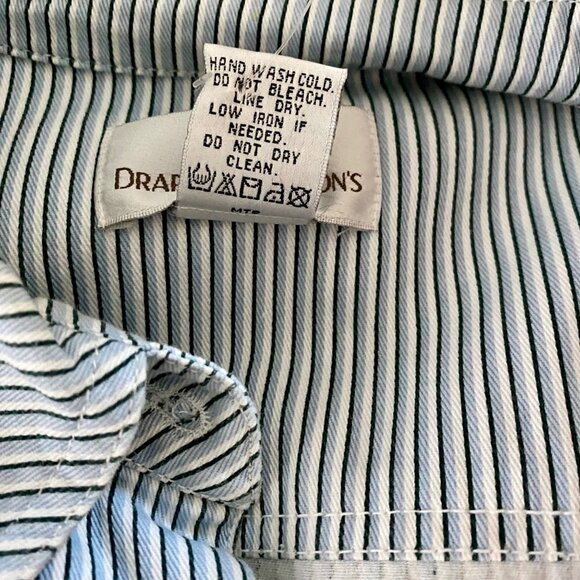 Draper's & Damon's Button-Up Light Jacket Embroidered Flowers Women's XL - Picture 8 of 8